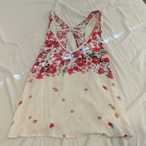 Floral tank top
